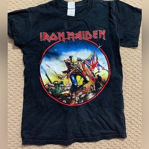 Iron Maiden The Trooper Mens medium t shirt black